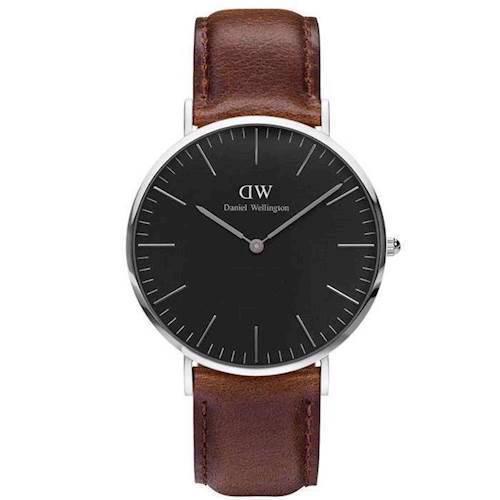 Image of Classic Black Bristol rustfri stål quartz Herre ur fra Daniel Wellington, DW00100131